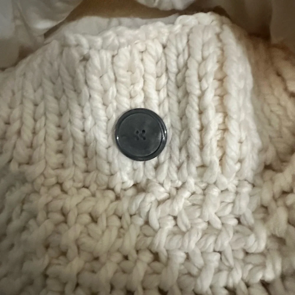 Lutz&Patmos for WEST ELM Knitted lumbar pillow cover Cream NWT